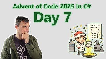 Advent of Code 2025 Day 7: Laboratories in C# ✅✅