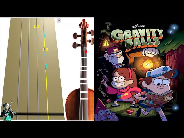 Gravity falls tutorial de violín class=