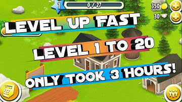 Level Up Fast in Hay Day! Level 1 to 20 Only Took 3 Hours! Hay Day GamePlay