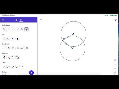 How to Make a Rhombus on Geogebra