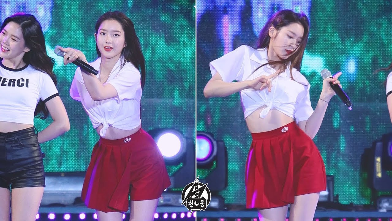 180706 오마이걸 지호 직캠 '비밀정원' Secret Garden OH MY GIRL JIHO Fancam @강원도민대축제 @춘천시 중도 특별무대 By 천둥