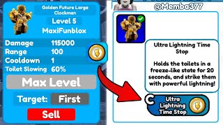 NEW UPDATE😱 I GOT GOLDEN CLOCKMAN FROM TRADE 💀 ALL NEW UNITS 🤑  - Toilet Tower Defense