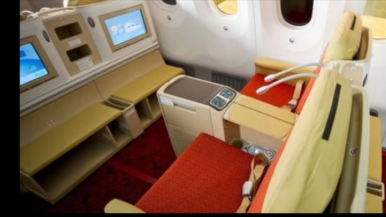 Air India Business class, Boeing 787 YouTube