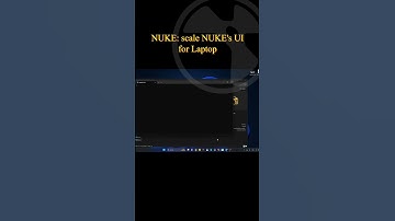 NUKE  - scale NUKEs UI for LapTop
