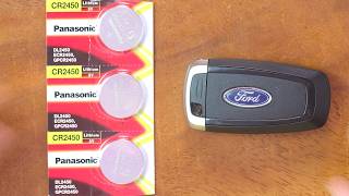 2017 - 2026 Ford Key Fob Battery Replacement