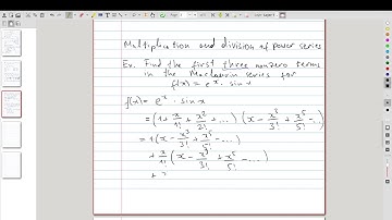 13 - An example of multiplying together two power series