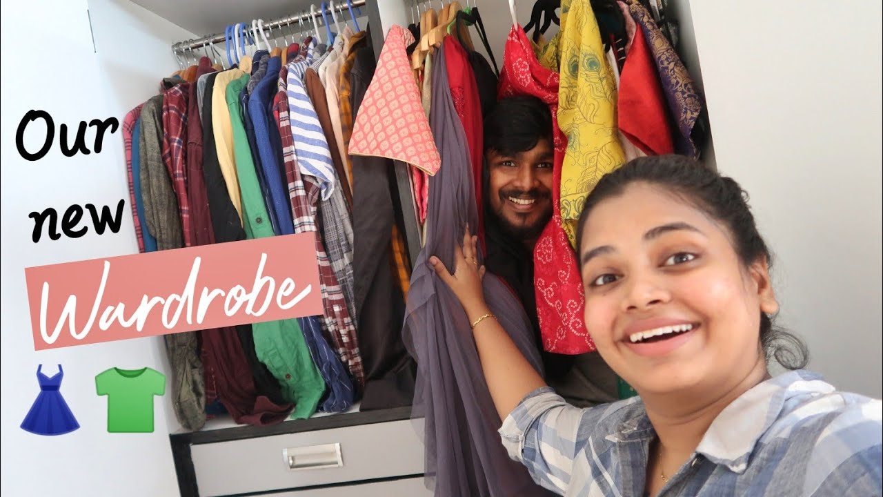 Finally revealing our new Built Wardrobe My Wardrobe Tour YouTube