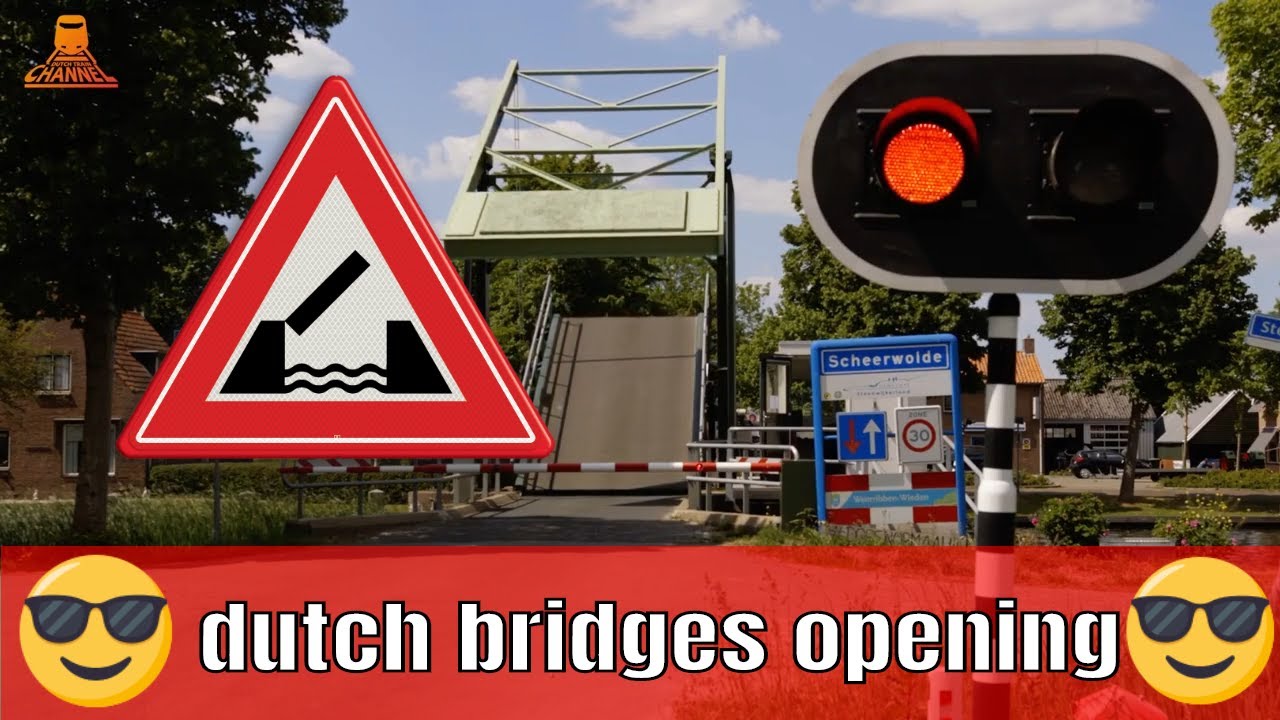 DUTCH BRIDGE OPENING - Kooibrug  - Scheerwolde