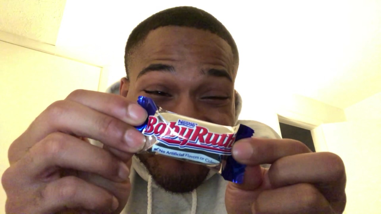 1st Time Trying Baby Ruth Candy Bar - YouTube