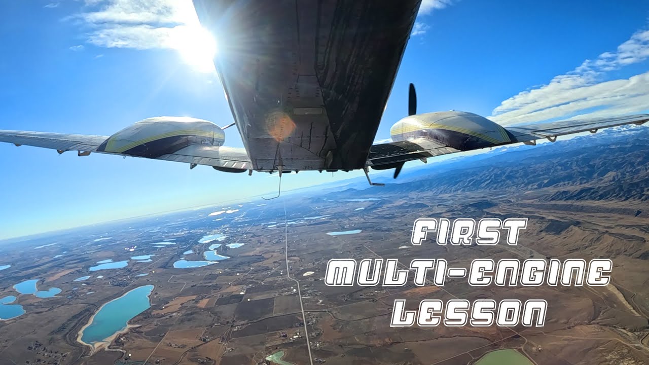 My First Multi Engine Lesson - YouTube
