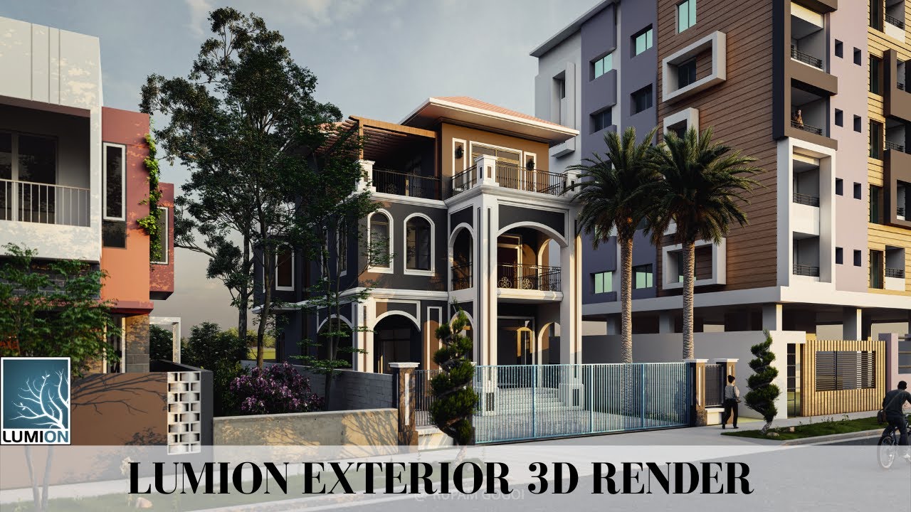 Lumion 11 Tutorial | Architectural Exterior Render - YouTube