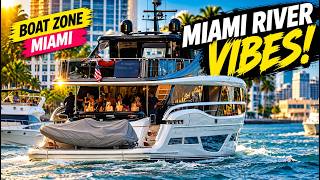 Million-Dollar Yachts Take Over Miami River!