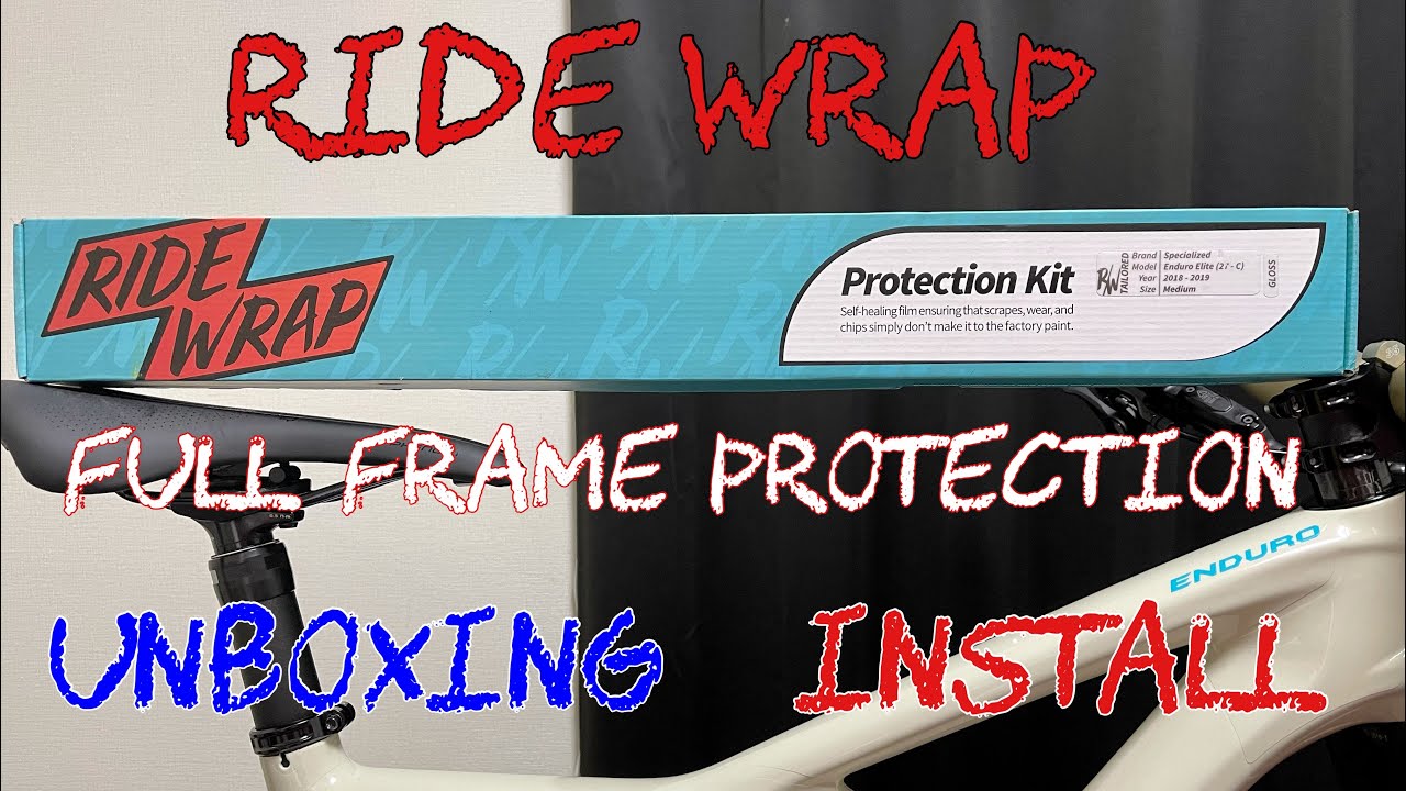 RIDE WRAP Unboxing and Installation Specialized Enduro Elite MTB