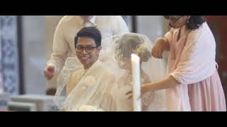 offering and putting the veil and cord