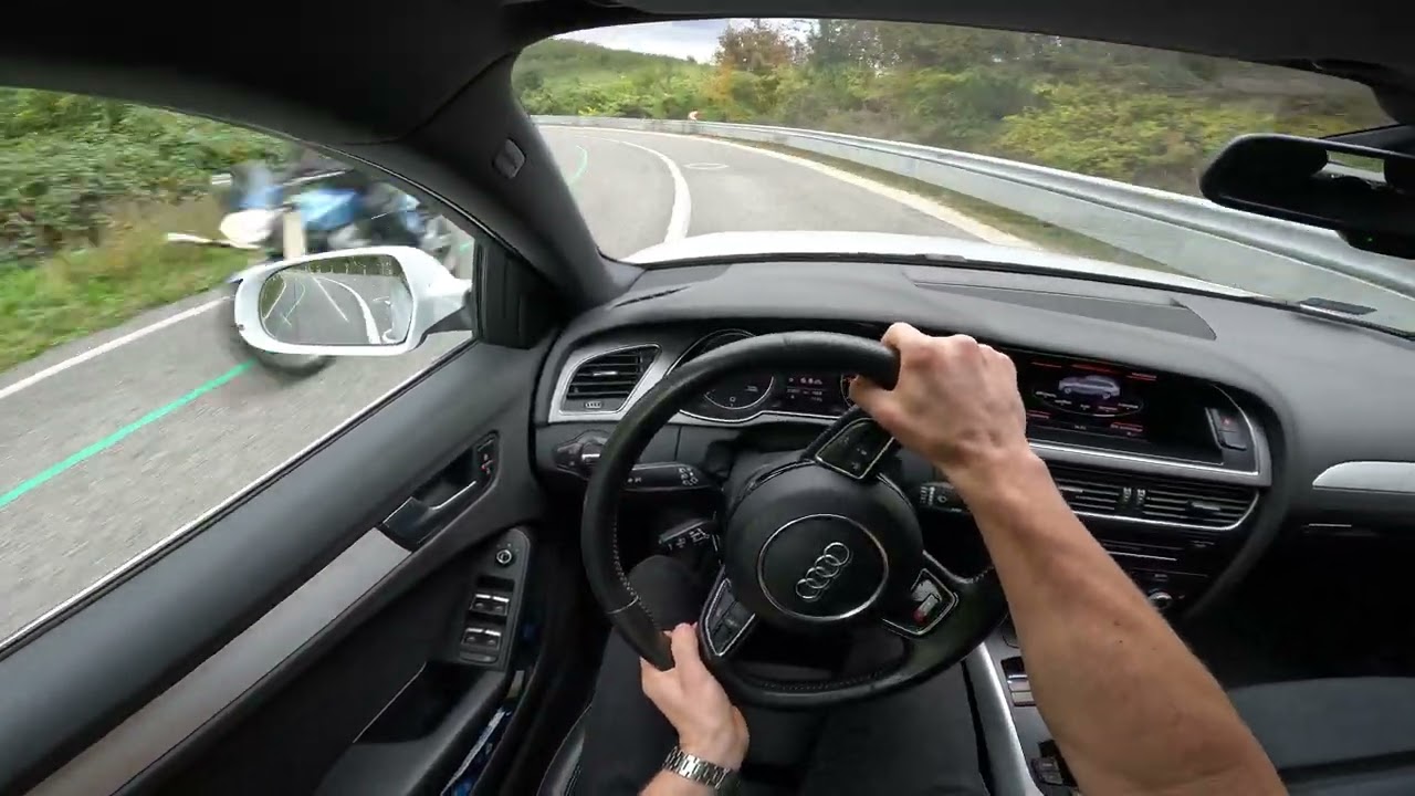 2013 Audi A4 B8.5 Avant S-Line 2.0TDI 177hp manual - POV dynamic test drive