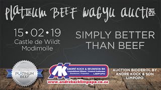 Platinum Beef Wagyu Auction 2019