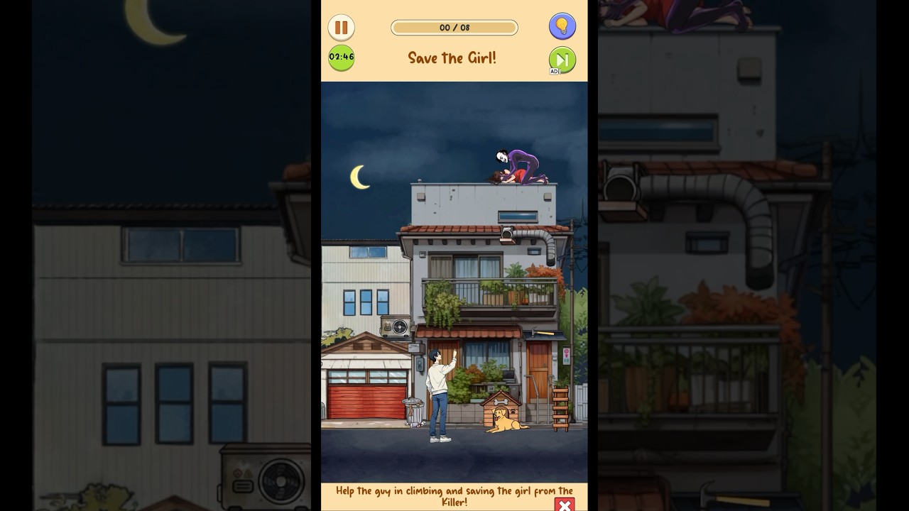 Frustrating Puzzle  Game - Level 37 - Save the Girl!