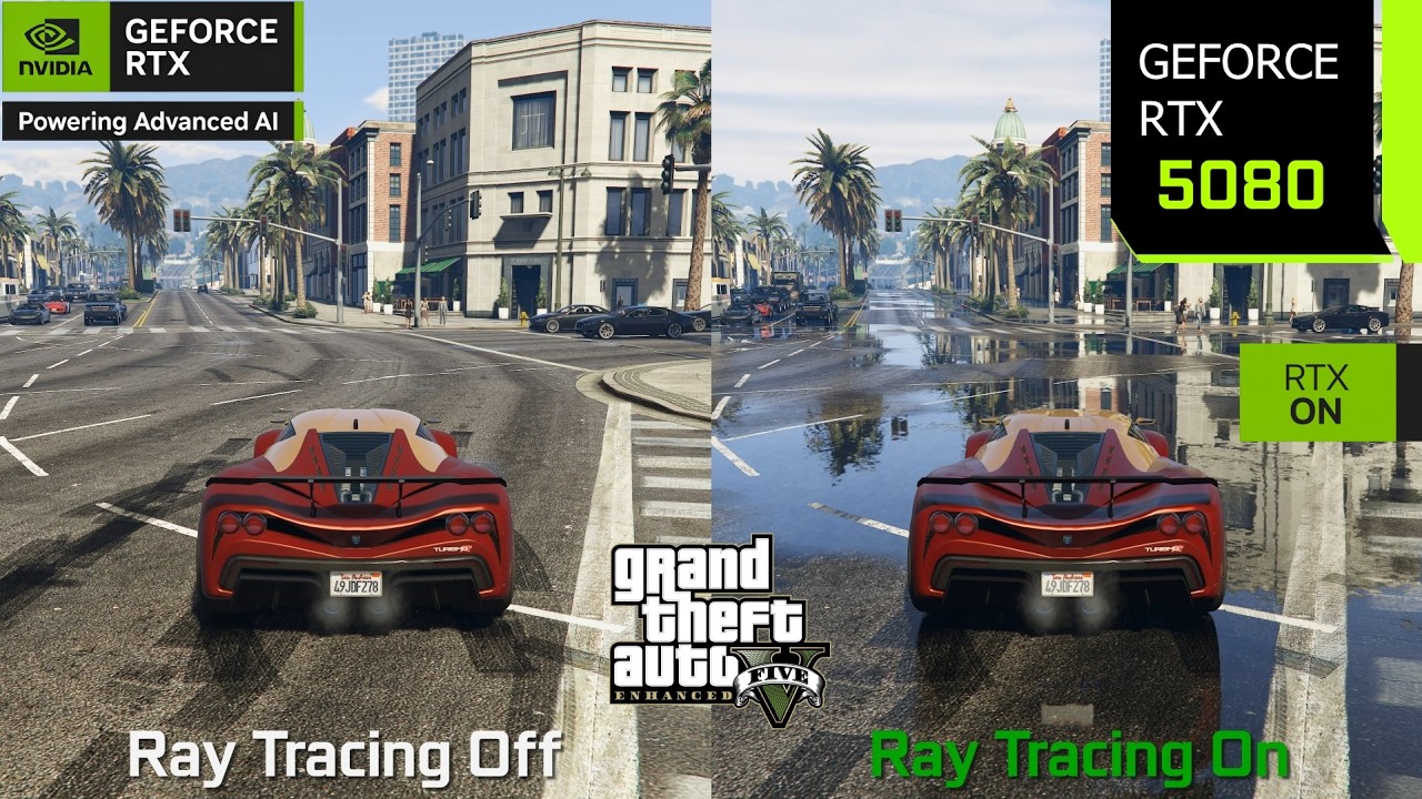 GTA 5 Enhanced Ray Tracing On vs Off - The Ultimate Graphics ...