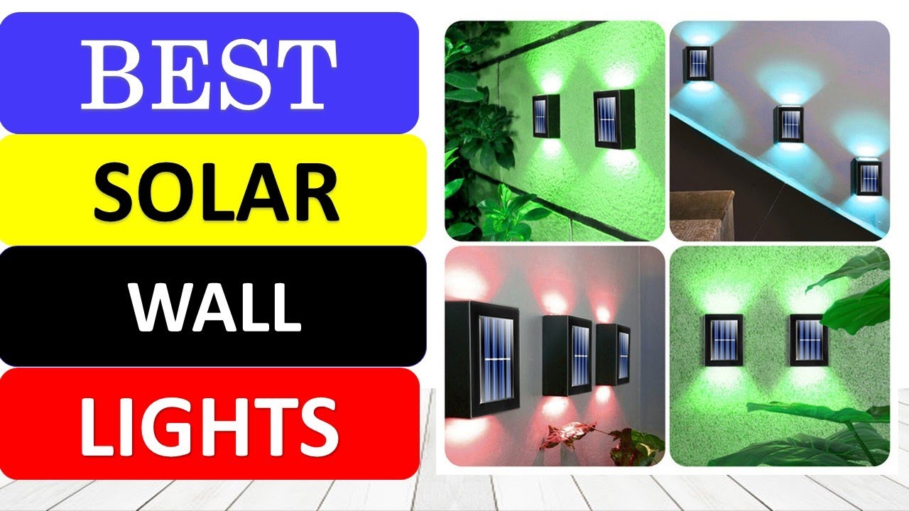 TOP 10 Best Solar Wall Lights in 2024 YouTube