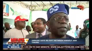 Ambode speaks on alleged rift with Tinubu