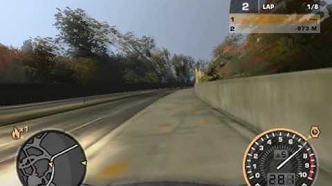 NFSMW Hospital Switchback Lotus Elise + N2O 1st Lap 1:07.48 (No Timebug) by MJS