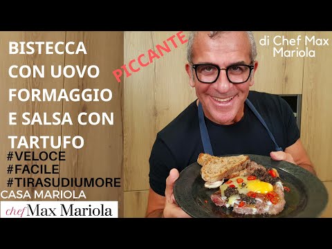 Video: Bistecca Di Manzo Con Salsa Al Tartufo