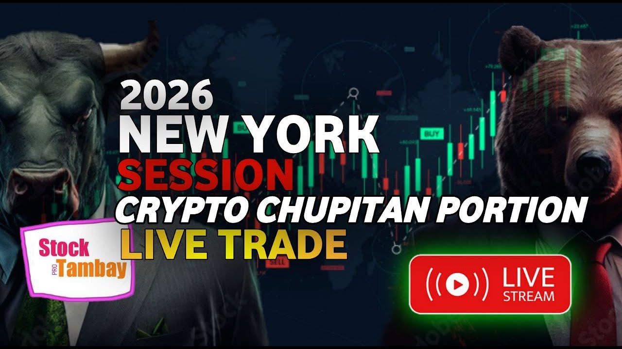 NEW YORK SESSION CRYPTO CHUPITAN PORTION LIVE TRADING - YouTube