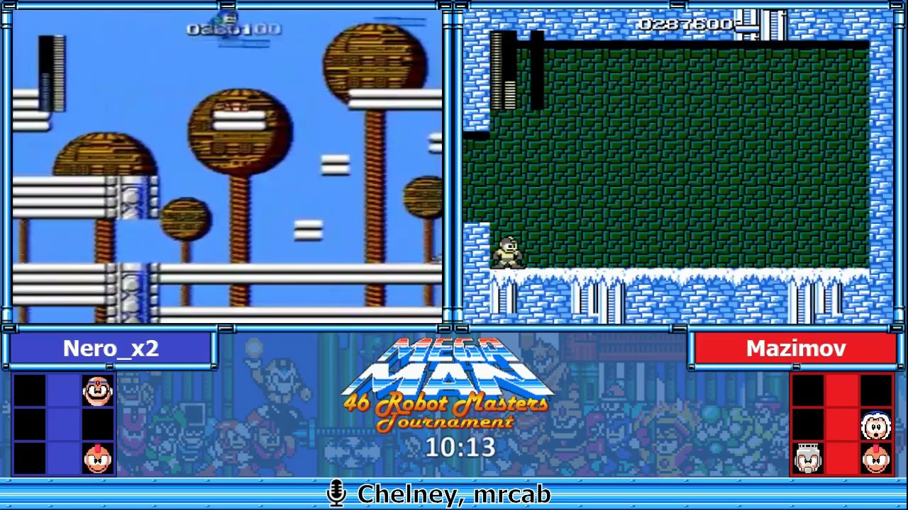 Nero_x2 vs Mazimov. Mega Man 46 Robot Masters Tournament 2016