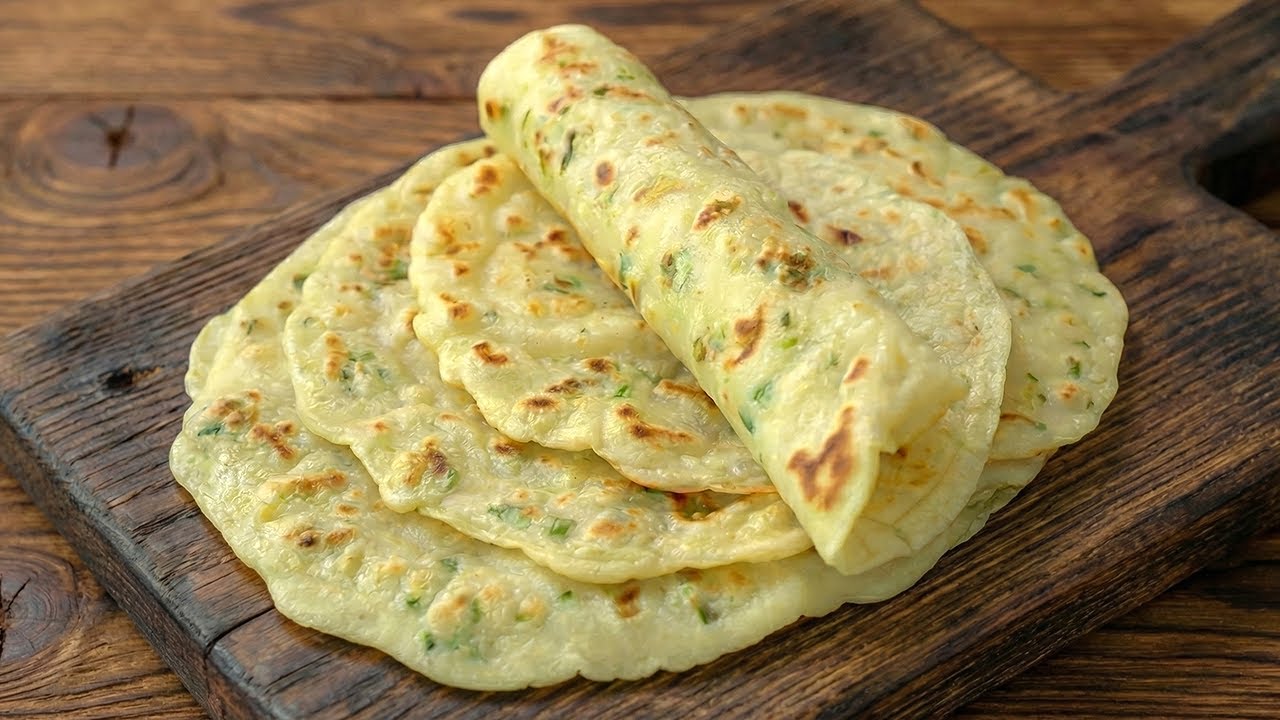 Чесночная Лепешка - Тесто за 5 Минут! Без Дрожжей, Без Замеса, Быстро и Легко!