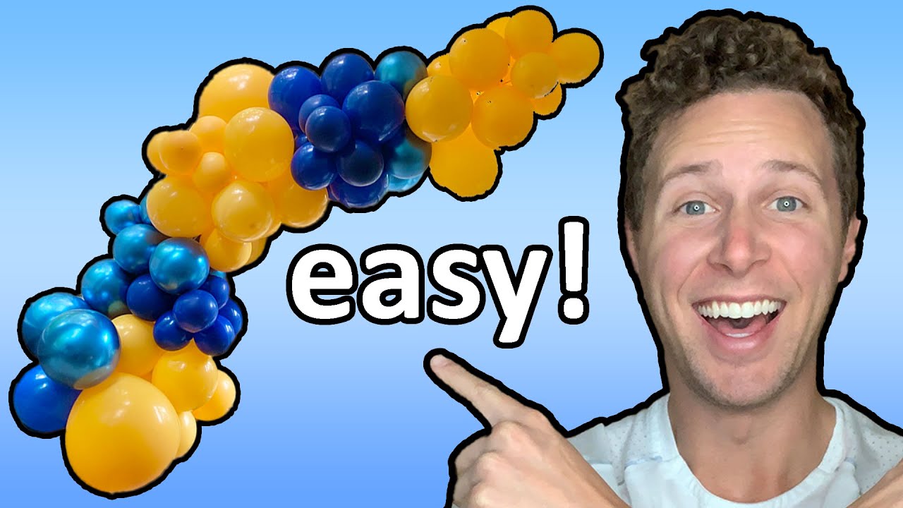 How To Create A Stunning Balloon Garland For Under $20! Easy Step-by ...