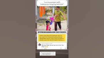 Kakek Langsung Bertindak Melihat Cucu Tercinta S3d1h