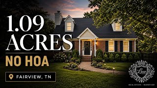 Beautifully Updated Home on 1.09 Acres in Williamson County | Fairview TN Home for Sale