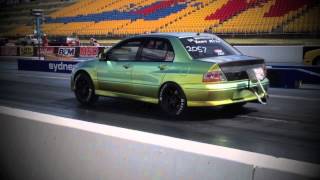 CRD 1000hp EVO 8 drag car test & tune Sydney Dragway