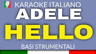 ADELE - HELLO (KARAOKE INSTRUMENTAL) [base karaoke italiano]🎤