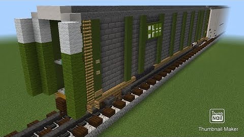 Minecraft Burlington Northern Autorack Tutorial. Open with interior