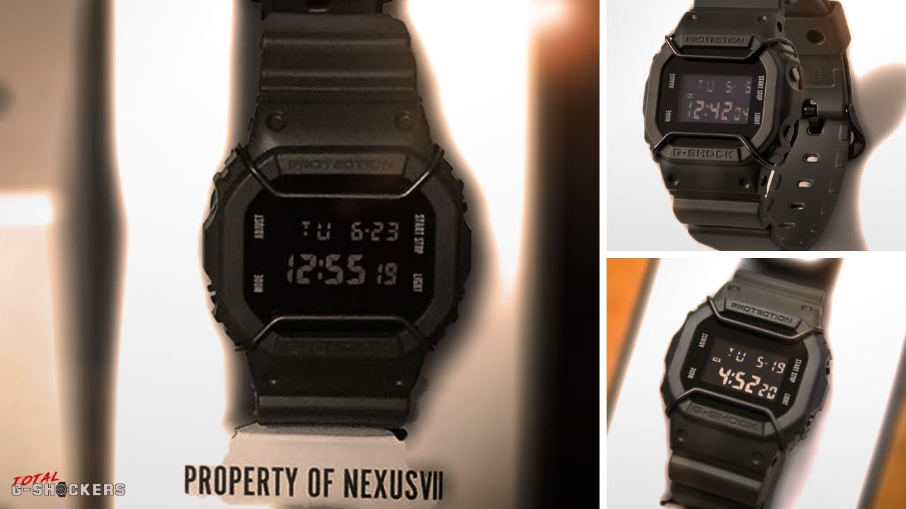Casio G-Shock x NEXUSVII Collaboration Model | DW-5600NX7URUM03 - YouTube