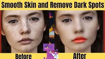 How to Quickly Smooth Skin and Remove Dark Spots, Blemishes & Scars (Easily): Photoshop Tutorial