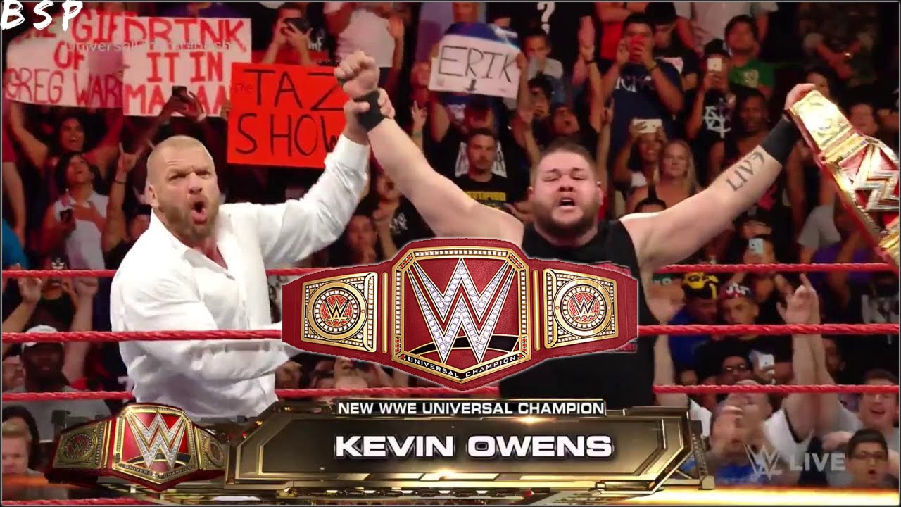 WWE RAW 8/29/16 :: KEVIN OWENS WINS THE WWE UNIVERSAL CHAMPIONSHIP ...