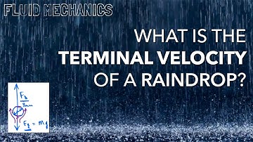 Example 7.3 - Terminal velocity of a raindrop