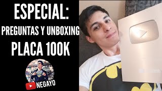 PREGUNTAS Y UNBOXING: ESPECIAL 100K SUSCRIPTORES