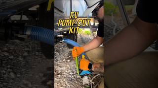 Pumping out an RV  tank with the VARCO Supply RV Pump Out Kit #ad #shorts