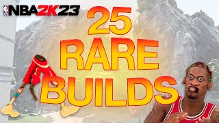 5 RARE CENTER BUILDS IN NBA 2K23 | 25 Rare Builds Part 1
