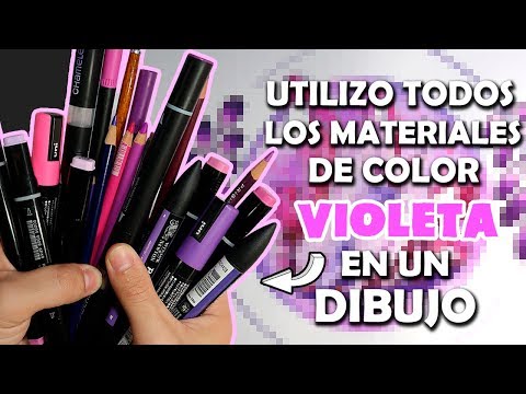 Como hacer color violeta