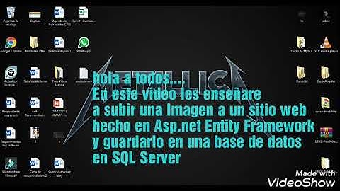 Subir imagenes a un Sitio Web con Asp.net Entity Framework y SqlServer-Video 1