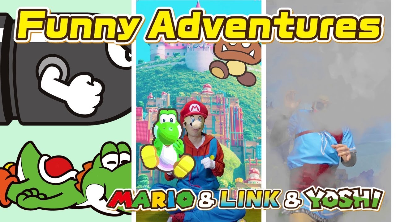 The Funny Adventures of Mario & Link ＆ Yoshi 🤣 ＃4967 - YouTube