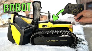 Smart Robot Snow Blower VS Huge Snowstorm: Yarbo S1 Snow Blower Review