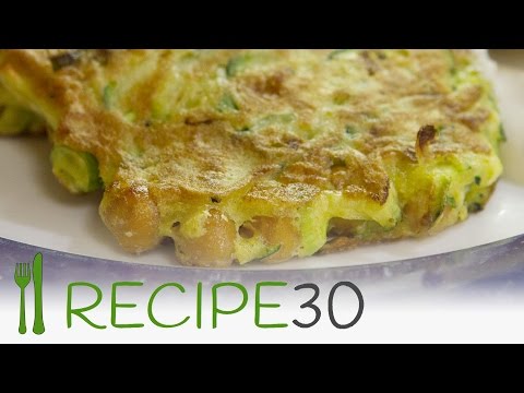 ZUCCHINI AND CHICKPEA FRITTERS recipe