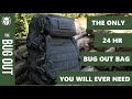 The only 24 hour bug out bag you will ever need.
