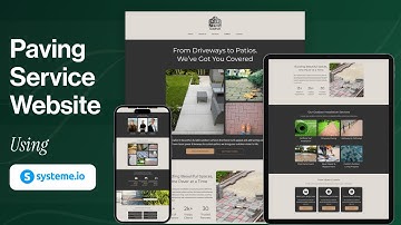 Create a High-Converting Paving Service Page in Systeme.io (No Code)