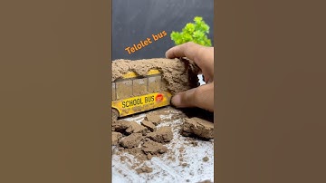 Cleaning the dirtiest school bus telolet lying on the roadside 🥰 #shorts